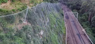 缓冲式拦挡系统